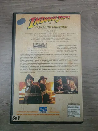 Indiana Jones y La Última Cruzada VHS