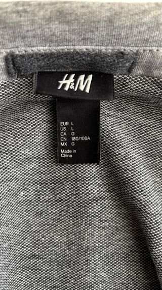 Americana casual gris HM Hombre