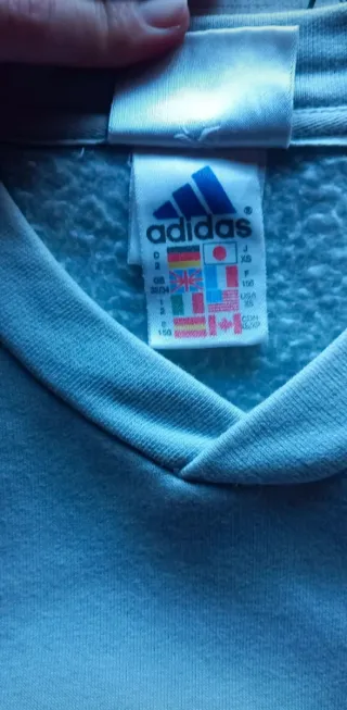 Felpa Adidas Grigia e Nera