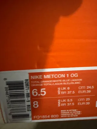 Nike Metcon 1 OG Scarpe da Ginnastica