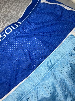 SSOLL Calzoncillo/Short Deportivo Azul XL