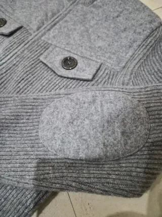 Chaqueta Lana Burberry T 40 Gris mujer