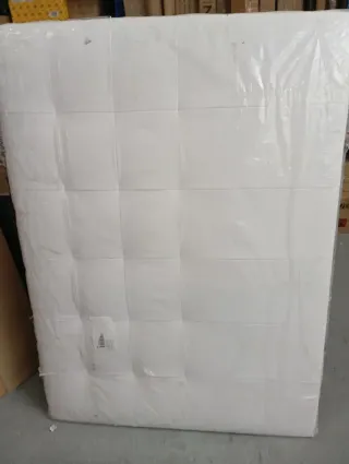 Cabecero Dinamarca Acolchado Piel Sintética Blanco