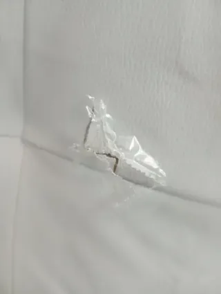 Cabecero Dinamarca Acolchado Piel Sintética Blanco