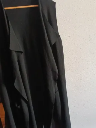 Cárdigan largo con bolsillos