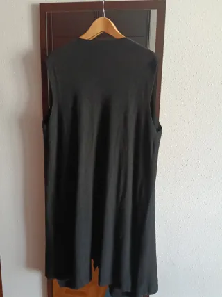 Cárdigan largo con bolsillos