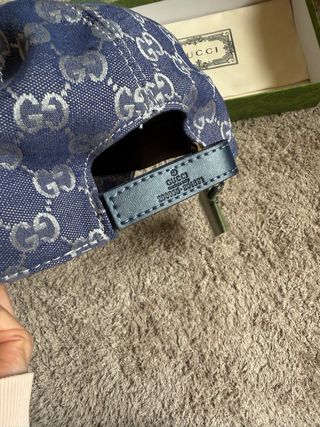 Gorra Gucci GG Denim Azul