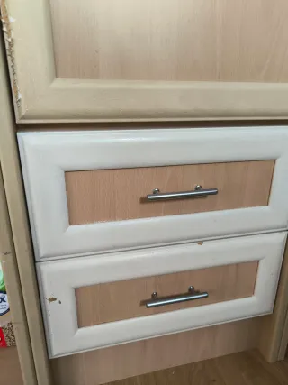 Armario para cama nido en color haya