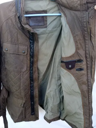 Massimo Dutti Abrigo Pesado de Calidad Talla XL