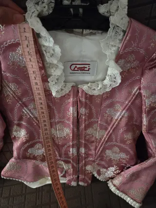 Traje Fallera Niña Rosa .