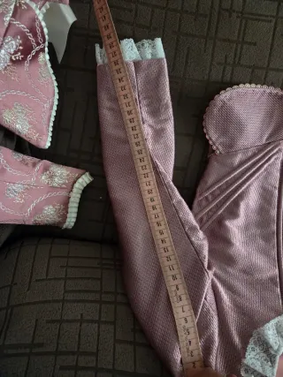 Traje Fallera Niña Rosa .