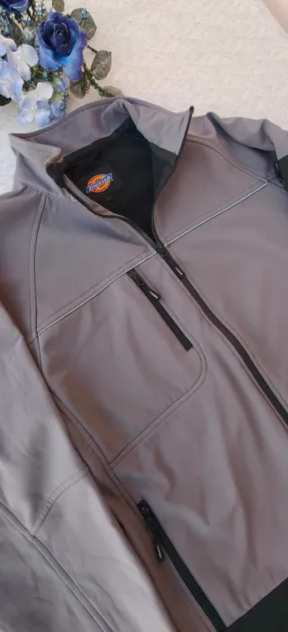 Giacca Dickies-Workwear-Softshell-Grigia TG L
