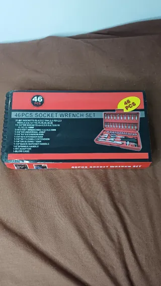 Juego de herramientas 46 piezas – Carraca