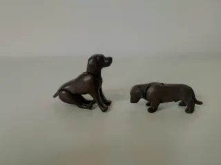 2 Perros Playmobil Marrones