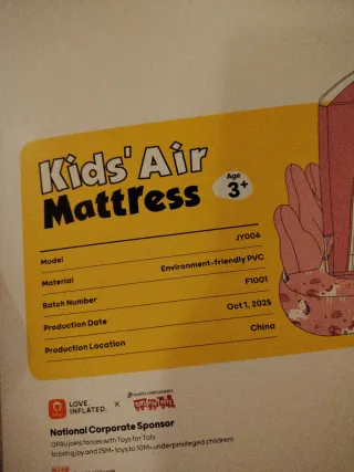Colchón Hinchable Infantil YIYI