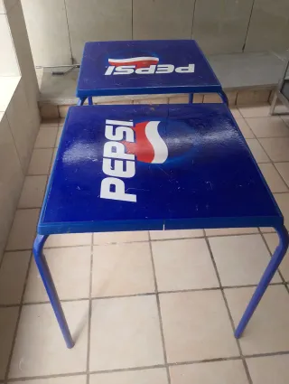 2 Mesas Terraza Pepsi Exterior.