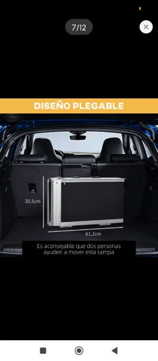 Plataforma para silla de ruedas