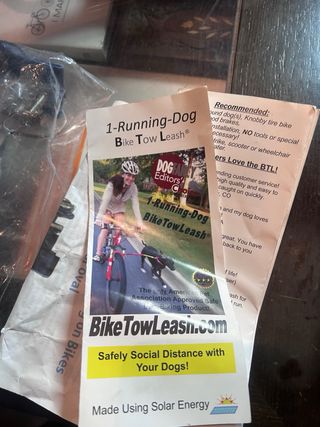 Correa para perro para bici