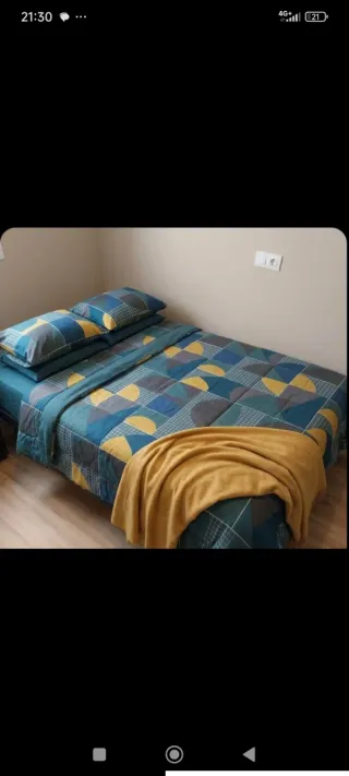 Sofá Cama Ikea Gris Tela