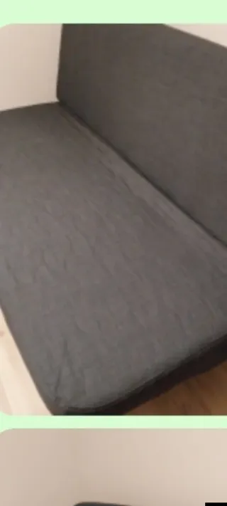 Sofá Cama Ikea Gris Tela