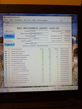 Portátil ASUS K54HR Negro
