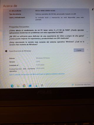 Portátil ASUS K54HR Negro