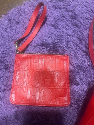 Bolso Carolina Herrera Rojo
