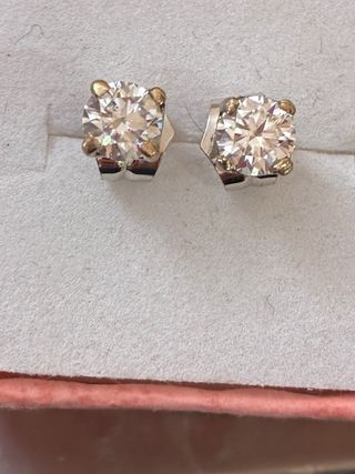 Pendientes Oro 18k Diamantes 1.00 Ct