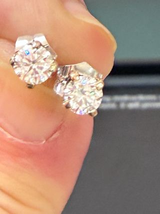 Pendientes Oro 18k Diamantes 1.00 Ct