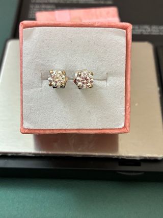 Pendientes Oro 18k Diamantes 1.00 Ct