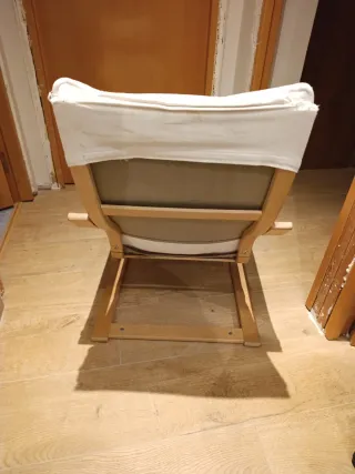 Sillón infantil madera blanco Ikea