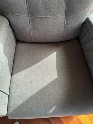 Sillón relax tela gris