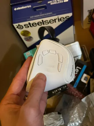 Mouse Vertical Mars Gaming MM-SK Bianco