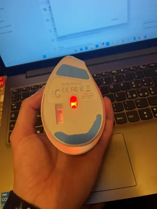 Mouse Vertical Mars Gaming MM-SK Bianco