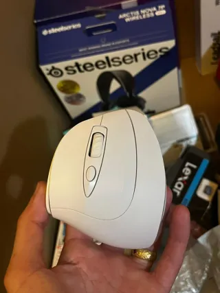Mouse Vertical Mars Gaming MM-SK Bianco