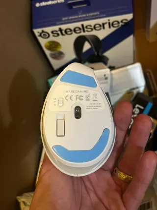 Mouse Vertical Mars Gaming MM-SK Bianco