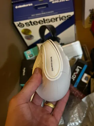 Mouse Vertical Mars Gaming MM-SK Bianco