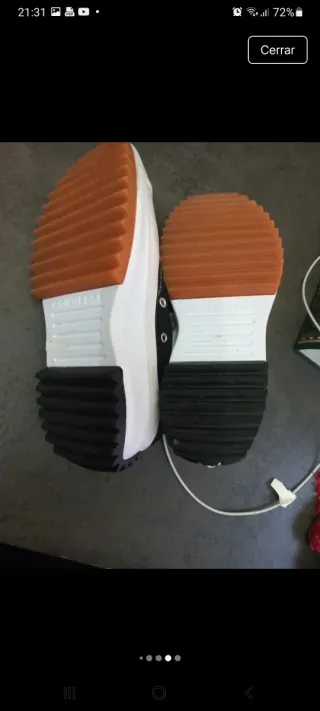 Converse plataforma negras talla 39