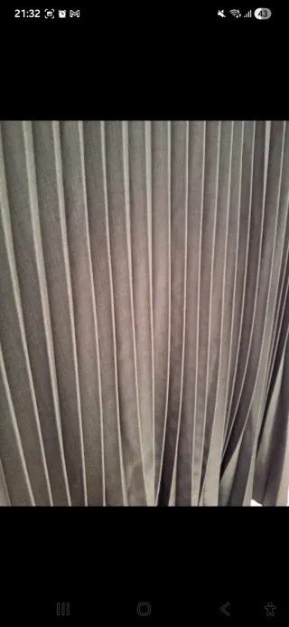 Vestido midi Shein verde militar talla 46