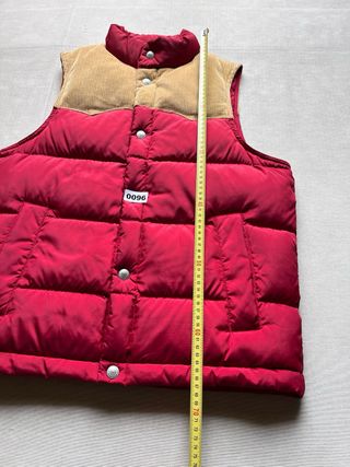 Levi’s Puffer Vest Unisix  Rojo con Pana XS Amplia
