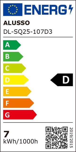 Foco LED da Incasso Nero 7W 3 Tonalità (6 pz)