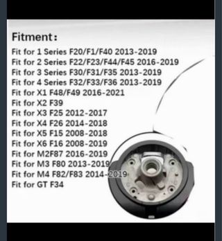 Volante BMW M Alcantara para Serie F