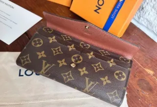 Portafoglio Louis Vuitton donna marrone
