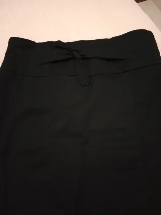 Falda negra mujer talla 46