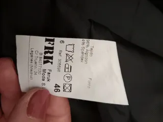 Falda negra mujer talla 46