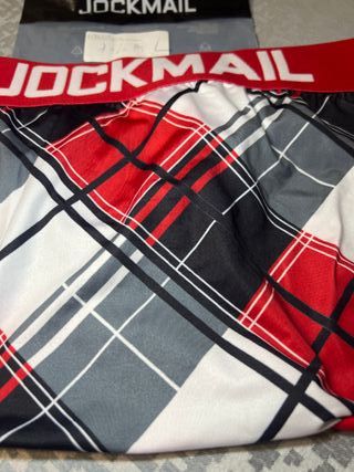 Slip JOCKMAIL a cuadros rojo