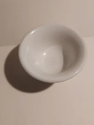 Pennello da barba e ciotola ceramica vintage