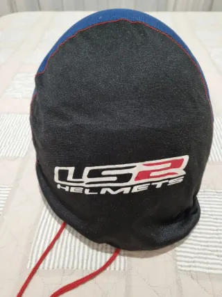 Casco Moto LS2 Plata. Talla S