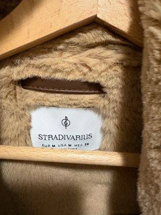 Bomber Stradivarius con pelo marrone