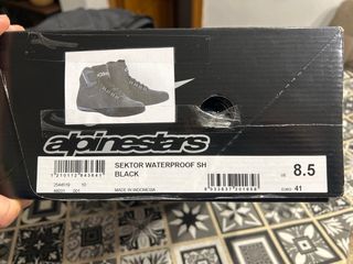 Botas de moto Alpinestars sportbike negras